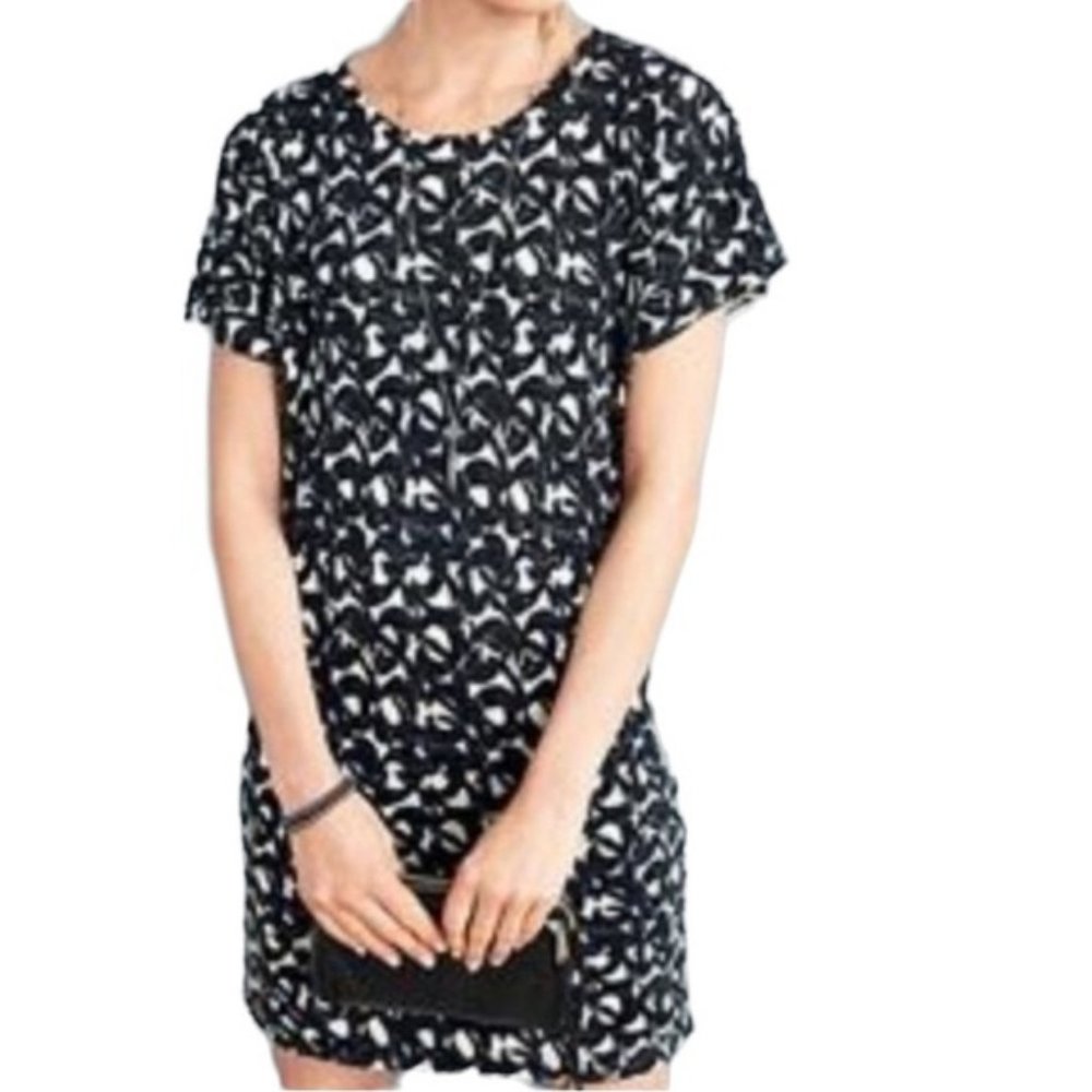 Garnet Hill Silk Blend Knit Dress